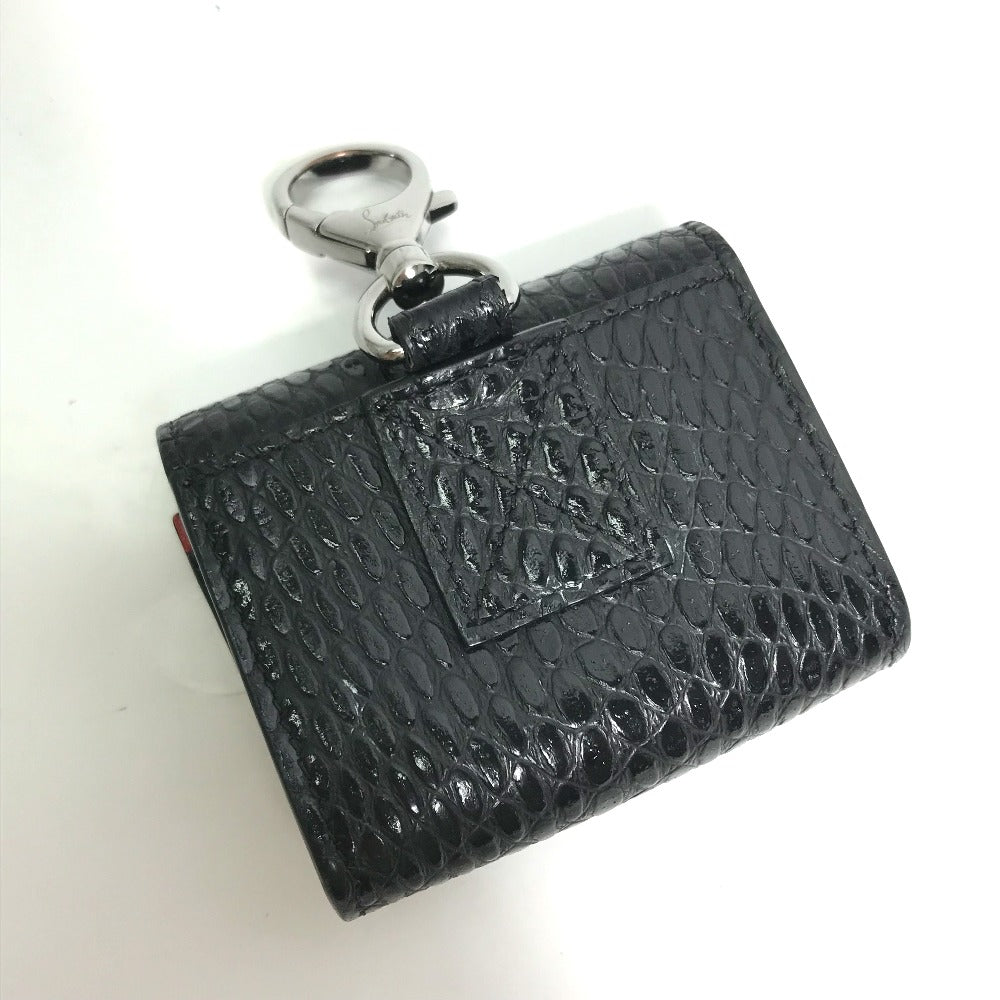 Christian Louboutin airpodsケース スタッズ エアポッズ アップル apple ポーチ イヤフォンケース レザー メンズ ブラック
