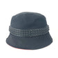 Christian Louboutin 3235326 Studded BOBINO Bucket Hat, Cotton, Unisex, Black
