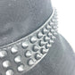 Christian Louboutin 3235326 Studded BOBINO Bucket Hat, Cotton, Unisex, Black