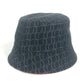 Christian Louboutin Logo CL Bucket Hat, Bob Hat, Cotton, Women's, Black