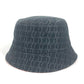Christian Louboutin Logo CL Bucket Hat, Bob Hat, Cotton, Women's, Black
