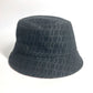 Christian Louboutin Logo CL Bucket Hat, Bob Hat, Cotton, Women's, Black