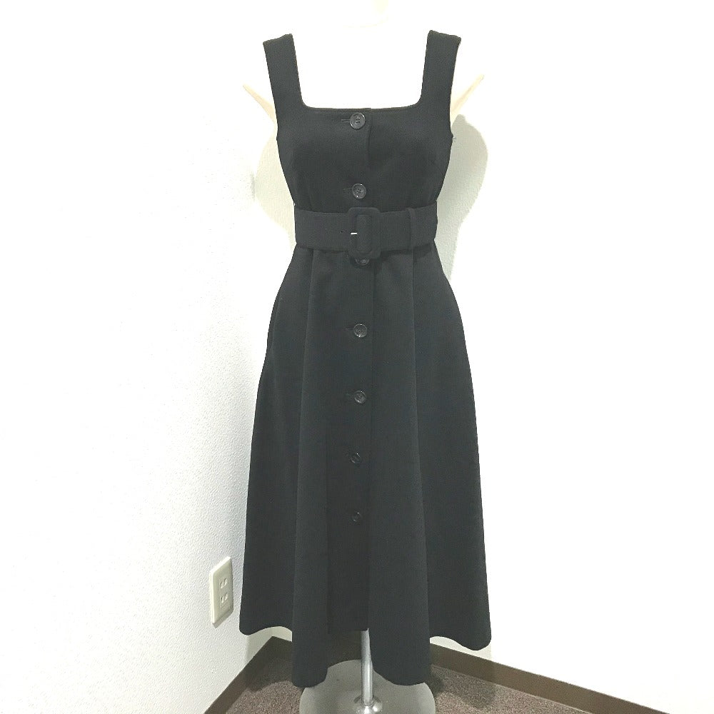 JILLSTUART 092-7240038 タグ有 ベルト付 紗栄子(サエコ)×sweet コラボ ラリサ ドレス ワンピース ドレス ウール レディース ブラック ブラック