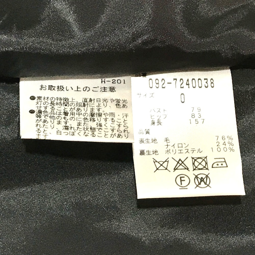 JILLSTUART 092-7240038 タグ有 ベルト付 紗栄子(サエコ)×sweet コラボ ラリサ ドレス ワンピース ドレス ウール レディース ブラック ブラック