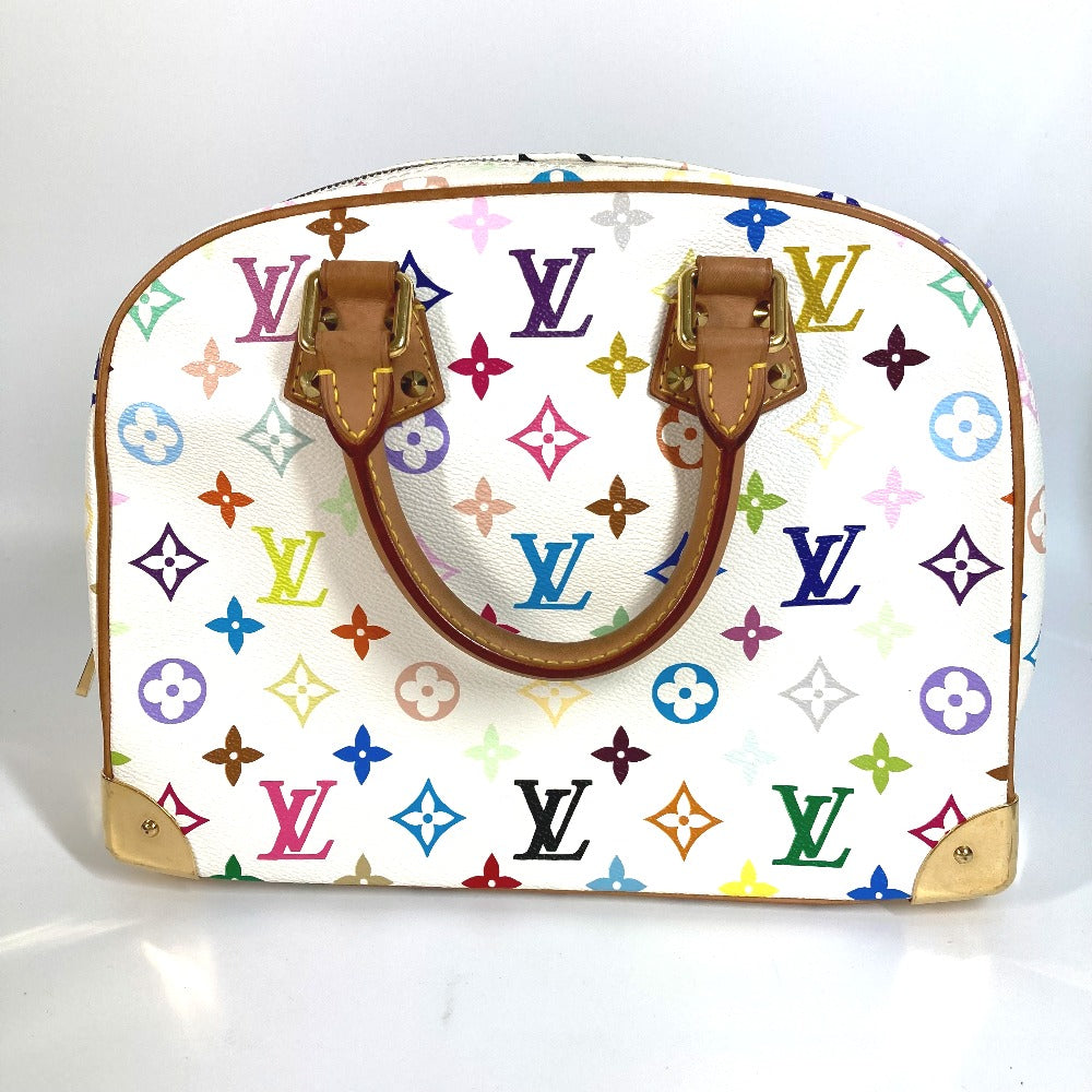 LOUIS VUITTON M92663 モノグラムマルチカラー トゥルーヴィル カバン ミニボストンバッグ ハンドバッグ モノグラムマルチカラーキャンバス レディース ブロン ホワイト