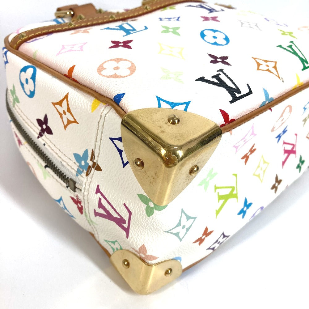 LOUIS VUITTON M92663 モノグラムマルチカラー トゥルーヴィル カバン ミニボストンバッグ ハンドバッグ モノグラムマルチカラーキャンバス レディース ブロン ホワイト