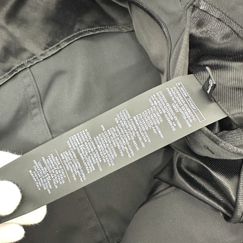 TOM FORD TFO637 フーディー フード付き WZIP レザーパイピング フーデッド アパレル アウター コート モッズコート ナイロン メンズ ブラック