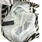 TOM FORD Men's White Zebra Swim Shorts with Pockets, Polyester Fabric