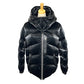 TOM FORD OJD001 FMN023F23 Men's Long Sleeve Down Jacket with Hood, Polyester, Black