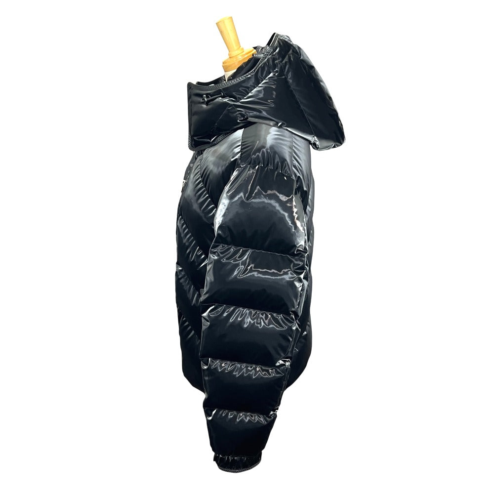 TOM FORD OJD001 FMN023F23 Men's Long Sleeve Down Jacket with Hood, Polyester, Black