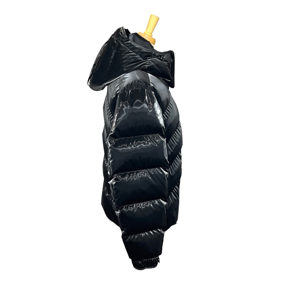 TOM FORD OJD001 FMN023F23 Men's Long Sleeve Down Jacket with Hood, Polyester, Black