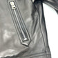 TOM FORD BA408 TFL968 Zip-Up Blouson Outerwear Rider's Jacket in Lambskin Leather, Black, Men's
