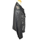 TOM FORD BA408 TFL968 Zip-Up Blouson Outerwear Rider's Jacket in Lambskin Leather, Black, Men's