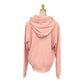 TOM FORD Men's Pink Long Sleeve Hooded Zip-Up Hoodie, Cotton