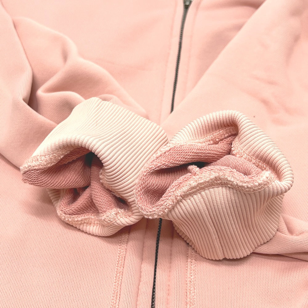 TOM FORD Men's Pink Long Sleeve Hooded Zip-Up Hoodie, Cotton
