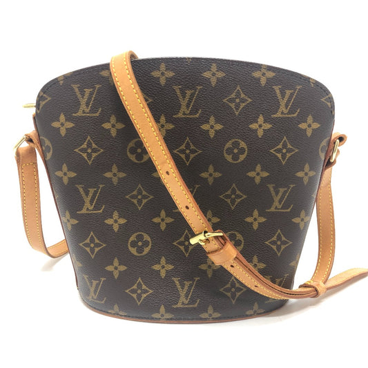 LOUIS VUITTON M51290 Monogram Druo Bag Crossbody Shoulder Bag MonogramCanvas Brown Used