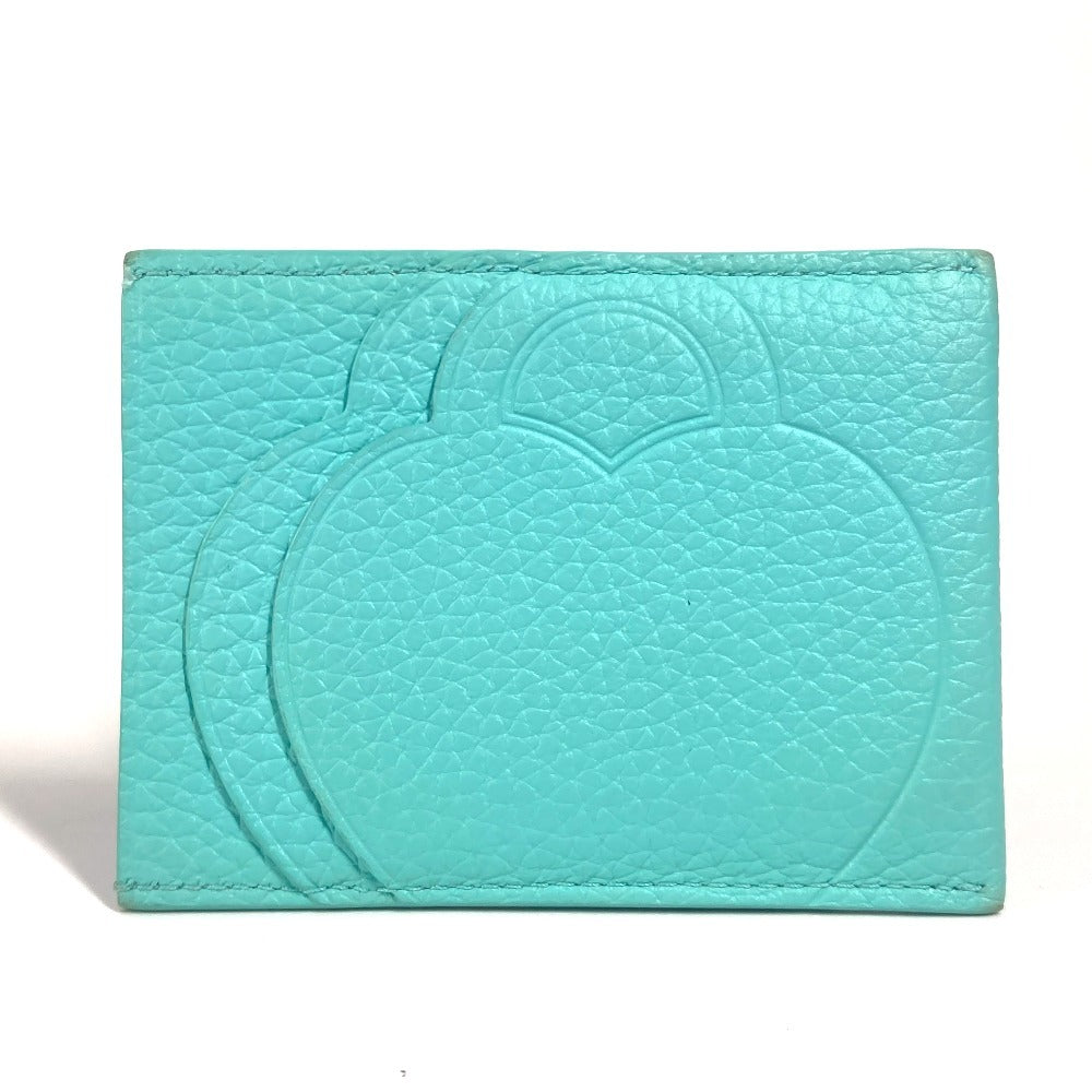 TIFFANY&Co. リターントゥティファニー ハート 名刺入れ パスケース カードケース レザー レディース ブルー
