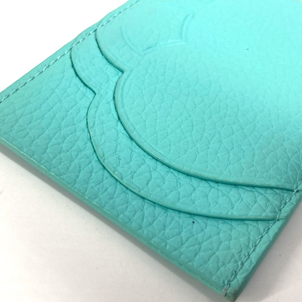 TIFFANY&Co. リターントゥティファニー ハート 名刺入れ パスケース カードケース レザー レディース ブルー
