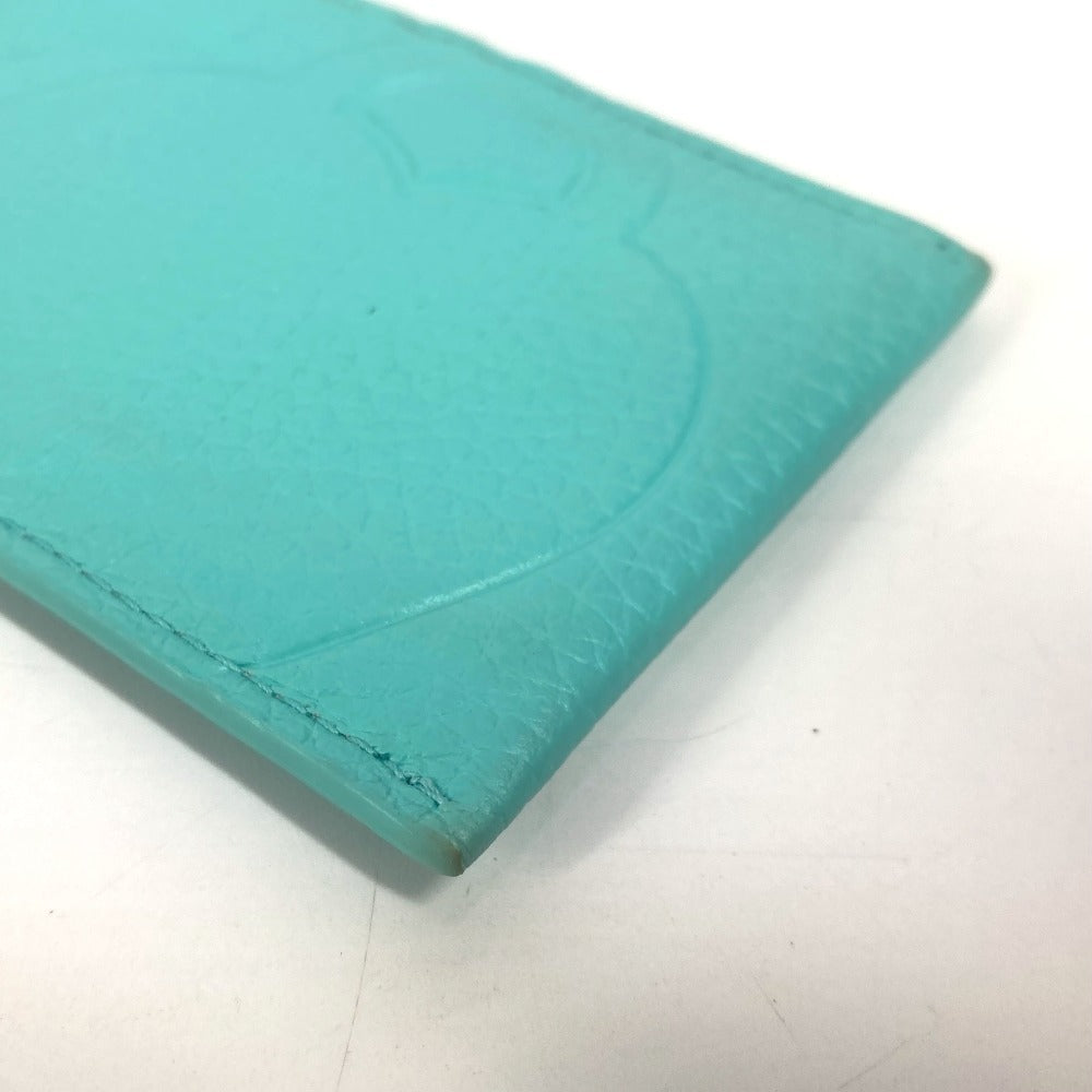 TIFFANY&Co. リターントゥティファニー ハート 名刺入れ パスケース カードケース レザー レディース ブルー