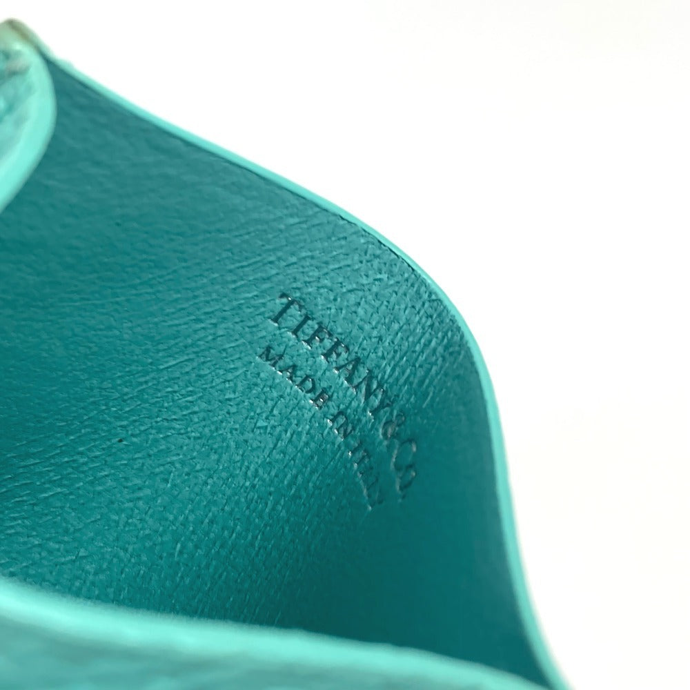 TIFFANY&Co. リターントゥティファニー ハート 名刺入れ パスケース カードケース レザー レディース ブルー