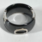 Damiani 1PD D Icon Ring with Diamond, Ceramic, Men's, Black