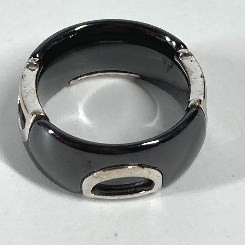 Damiani 1PD D Icon Ring with Diamond, Ceramic, Men's, Black