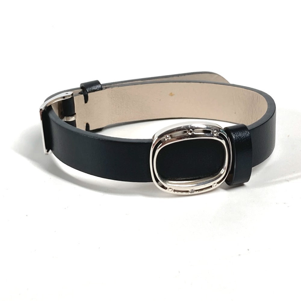 Damiani ブレスレット レザー レディース ブラック