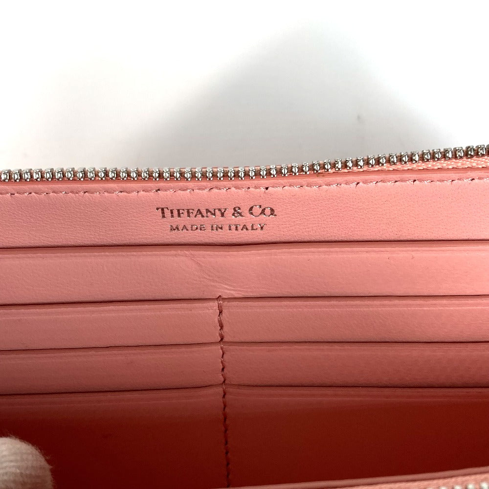 TIFFANY&Co. 72458575 日本限定 リターントゥティファニー ハート ラージ ジップ ウォレット ラウンドファスナー 長財布 レザー レディース ブラッシュピンク ピンク