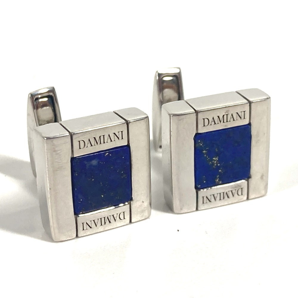 Damiani logo Accessories cuffs SV925 Silver/Blue Based Used