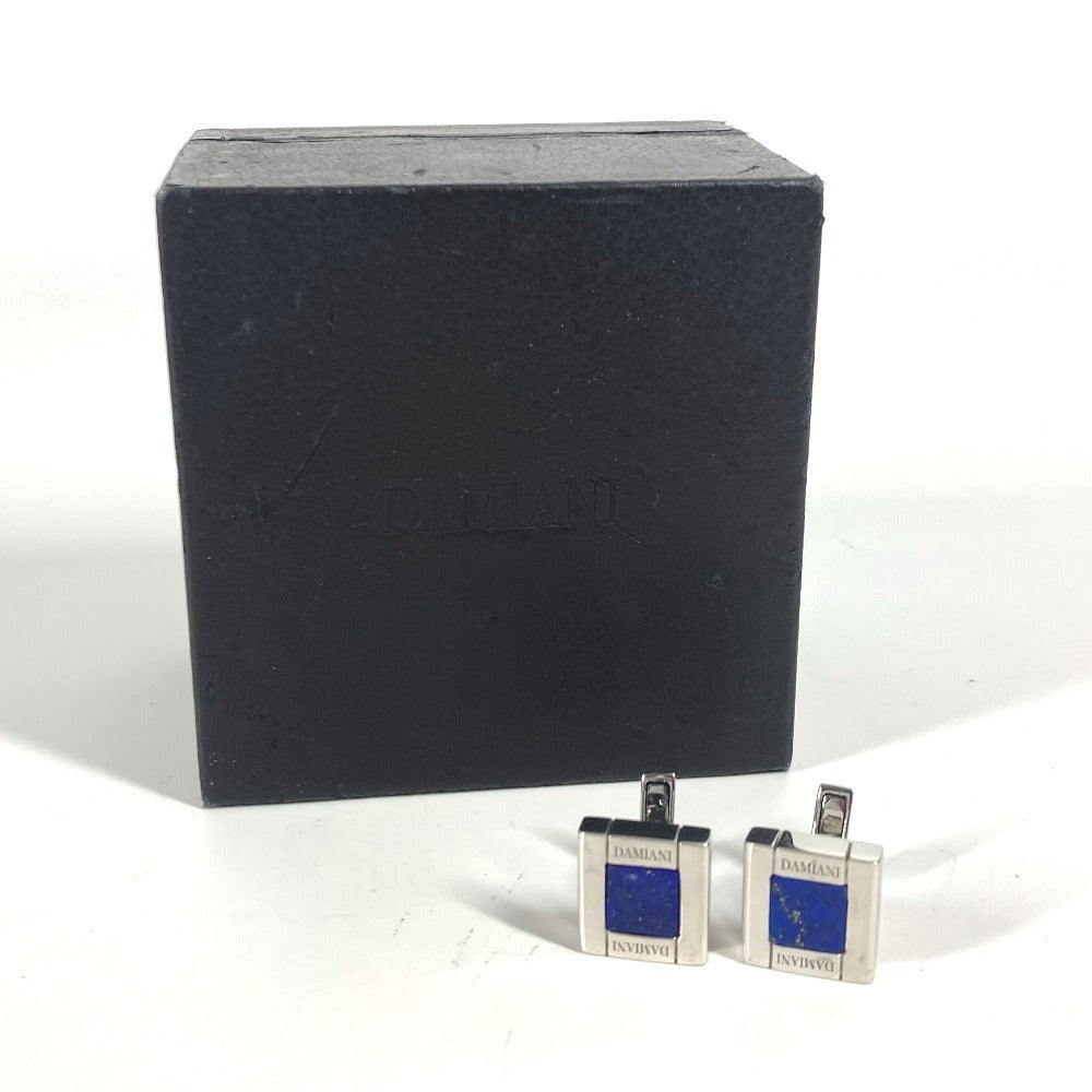 Damiani logo Accessories cuffs SV925 Silver/Blue Based Used