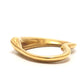 TIFFANY&Co. K18 Open Heart Accessory Jewelry Necklace Pendant Top K18 Ladies Gold