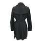 Michael Kors Logo belt Apparel Outerwear Mid-length trench coat Nylon Black Used