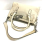 Michael Kors Hamilton Satchel Chain Tote Bag, Shoulder Bag, 2-Way Bag, Leather Tote Bag, Women's, Off-White