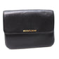 Michael Kors pochette shoulder bag, men's and women's leather shoulder bag, black