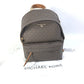 Michael Kors Monogram SLATER Backpack (30T0G04B6B) in PVC and Leather, Unisex, Brown