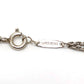TIFFANY & Co. SV925 Hardware Double Link Pendant Necklace for Women, Silver