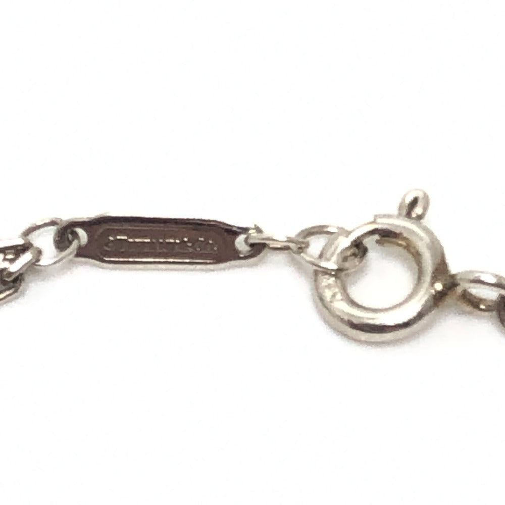 TIFFANY & Co. SV925 Hardware Double Link Pendant Necklace for Women, Silver