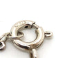 TIFFANY & Co. SV925 Hardware Double Link Pendant Necklace for Women, Silver