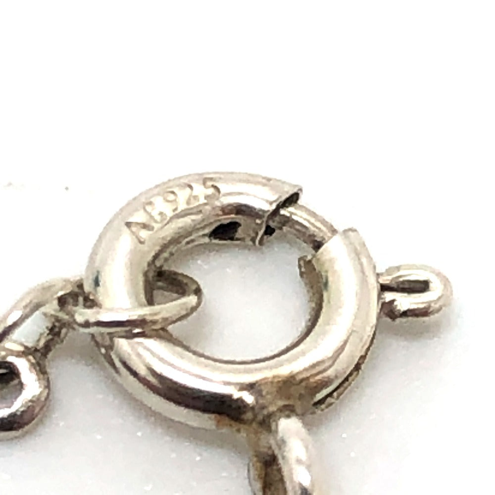 TIFFANY & Co. SV925 Hardware Double Link Pendant Necklace for Women, Silver
