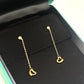 TIFFANY&Co. K18PG By the Yard Open Heart Accessories Pierce K18 Pink Gold Gold Used