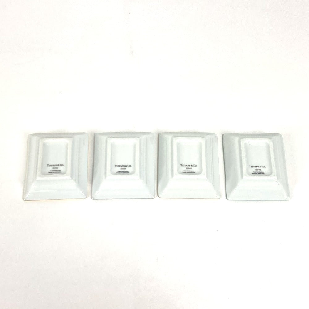TIFFANY&Co. アッシュトレイ 小皿 ヴィド ポシェ セット 4個セット 4個セット 灰皿 陶器 ユニセックス マルチカラー