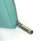 TIFFANY&Co. コンパクトウォレット リターントゥティファニー 財布 小銭入れ ハート ラウンドファスナー コインケース レザー レディース ブルー