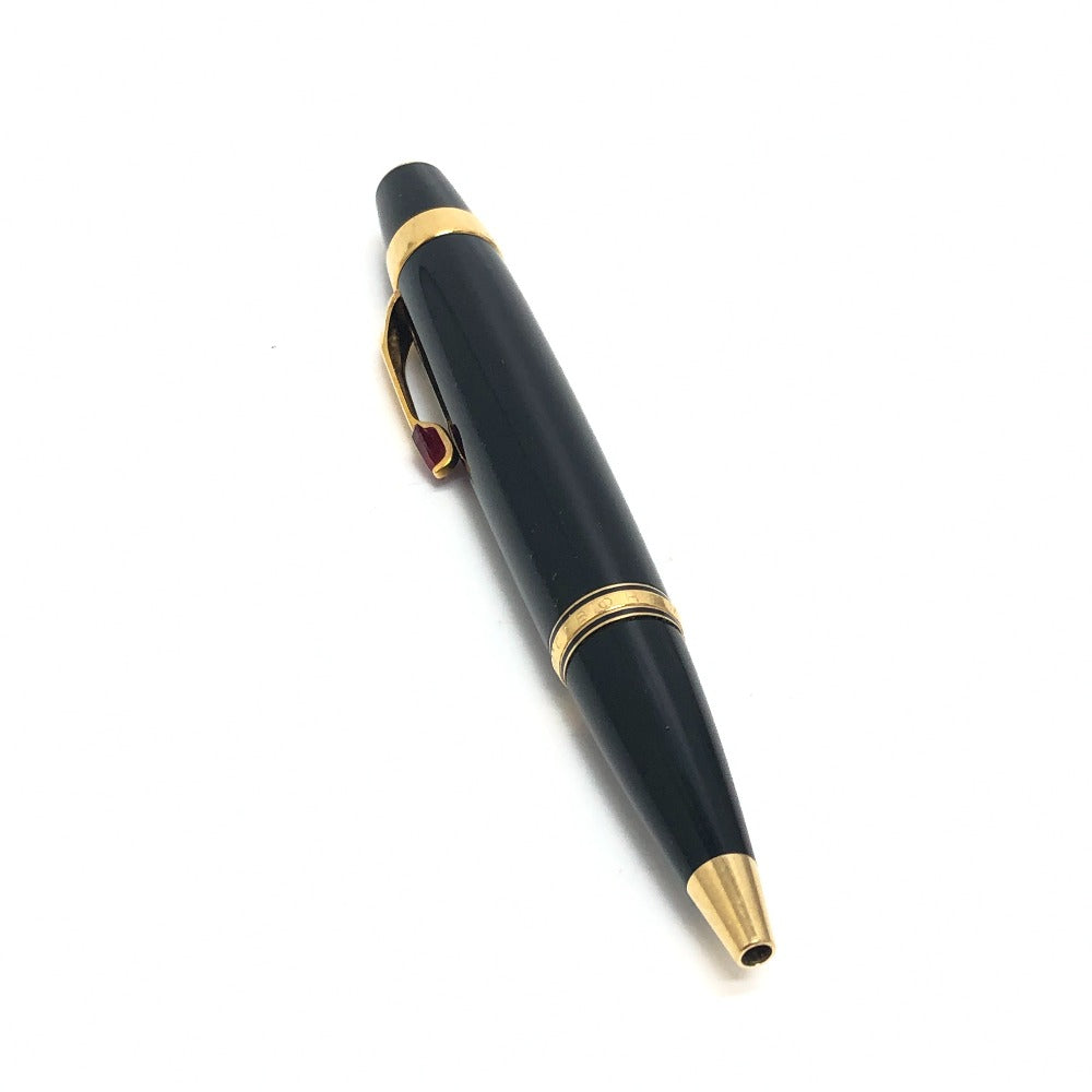 MONTBLANC ボエム ツイスト式 レッドストーン ボールペン ペン 小物 ボールペン プレシャスレジン レディース ブラック