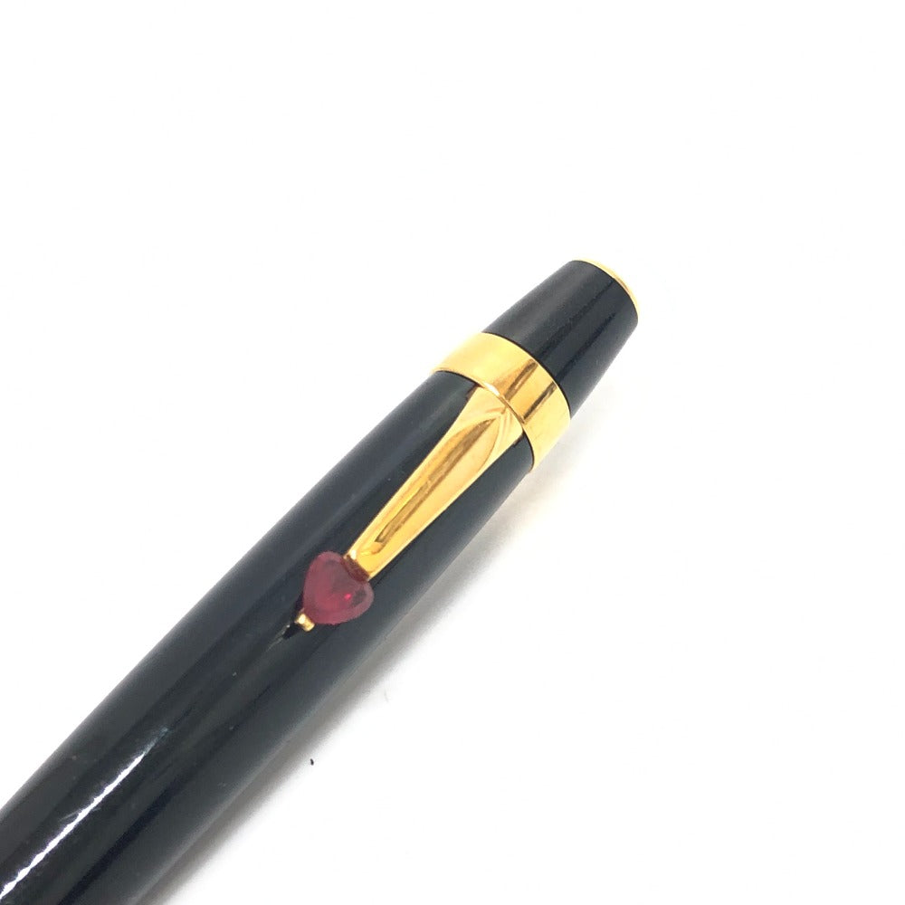MONTBLANC ボエム ツイスト式 レッドストーン ボールペン ペン 小物 ボールペン プレシャスレジン レディース ブラック