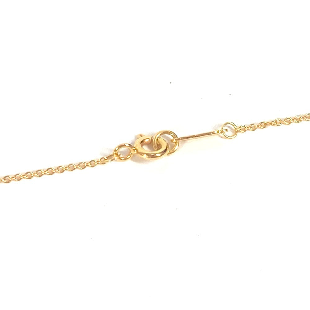 TIFFANY&Co. K18 フルールドリス　キーバーペンダント ダイヤ アクセサリー チェーンネックレス ネックレス Au750 レディース ゴールド