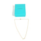 TIFFANY&Co. K18 フルールドリス　キーバーペンダント ダイヤ アクセサリー チェーンネックレス ネックレス Au750 レディース ゴールド