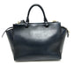 FURLA Turnlock Emma Tote, 2-Way Shoulder Bag, Leather Tote Bag, Women's, Blue