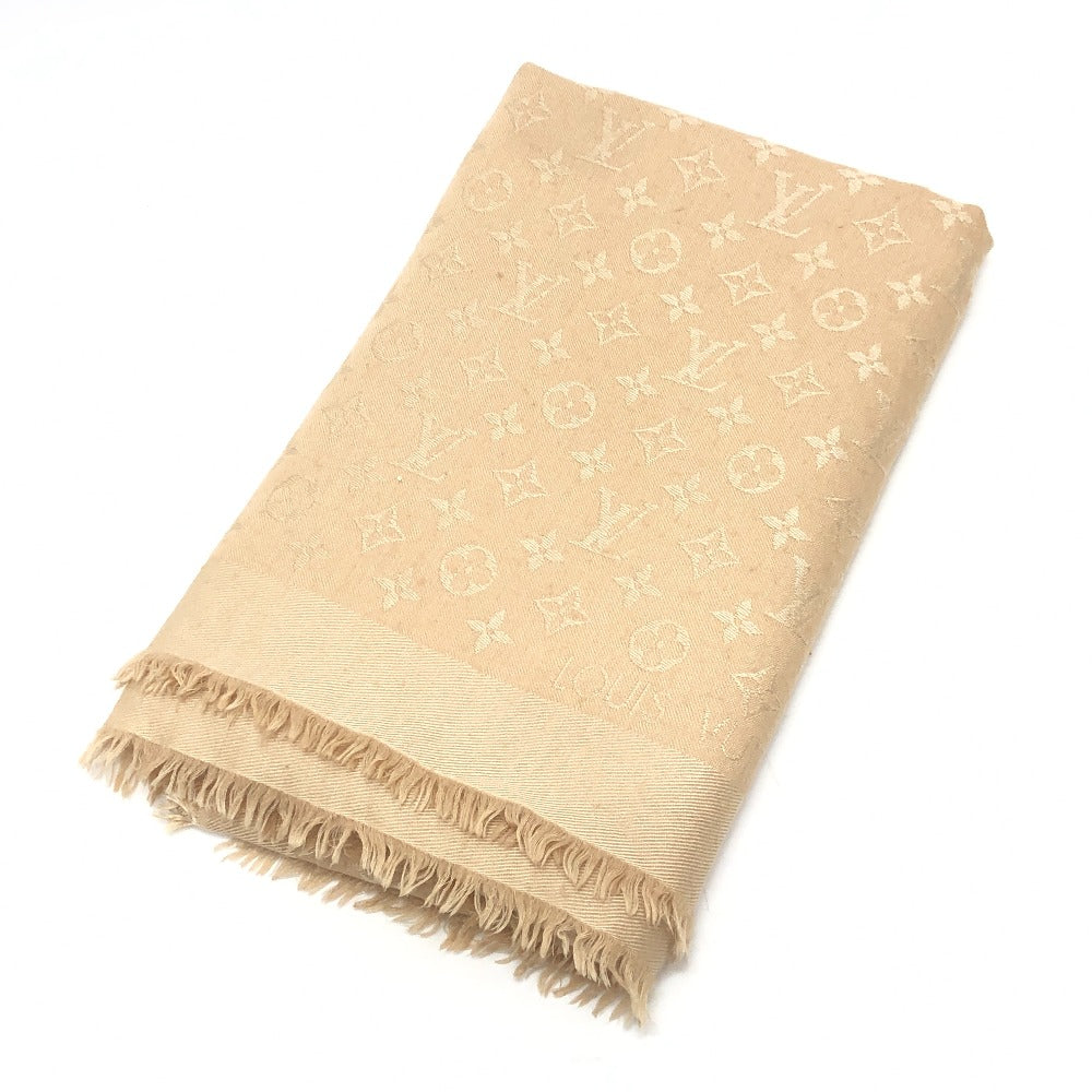LOUIS VUITTON M71360 ショール モノグラム デュンヌ 大判 ストール ファッション小物 ショール シルク レディース ベージュ
