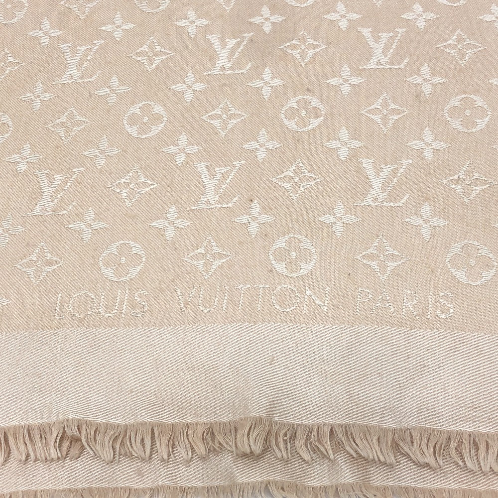 LOUIS VUITTON M71360 ショール モノグラム デュンヌ 大判 ストール ファッション小物 ショール シルク レディース ベージュ