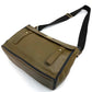 YVES SAINT LAURENT 265707 Muse Two Shoulder Bag in Canvas/Leather, Brown